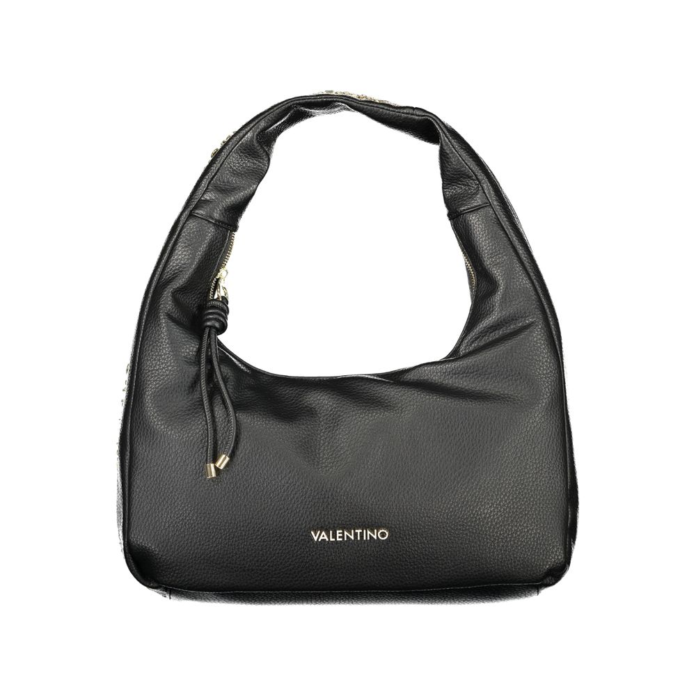 Valentino Black Polyethylene Handbag – Sac À Main Femme Une Anse