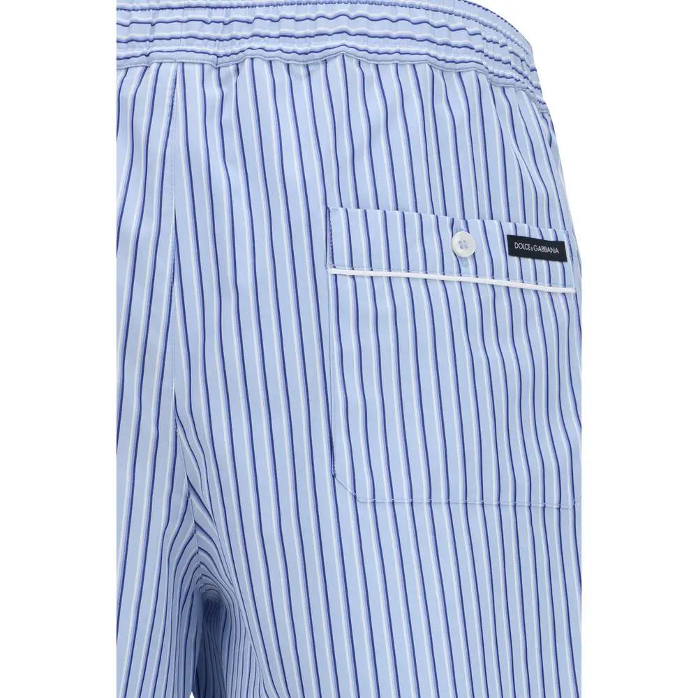 Dolce & Gabbana Multicolor Cotton Bermuda Shorts by Dolce & Gabbana