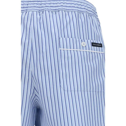 Dolce & Gabbana Multicolor Cotton Bermuda Shorts by Dolce & Gabbana