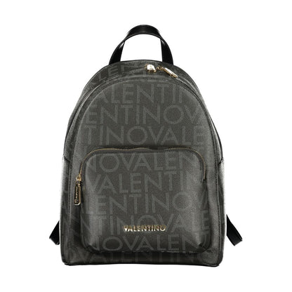 Valentino Black Polyurethane Women Backpack