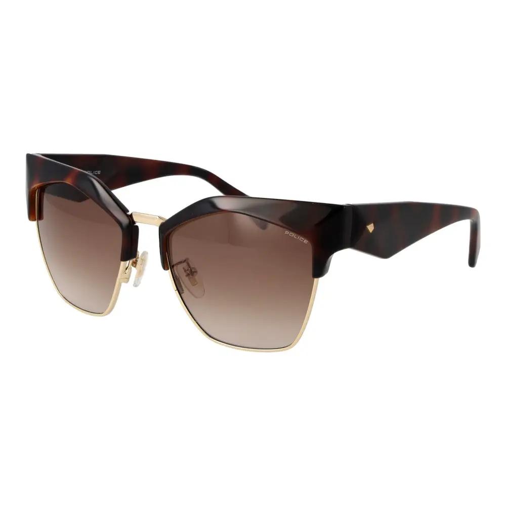 Police Brown Plastic Sunglasses by Police