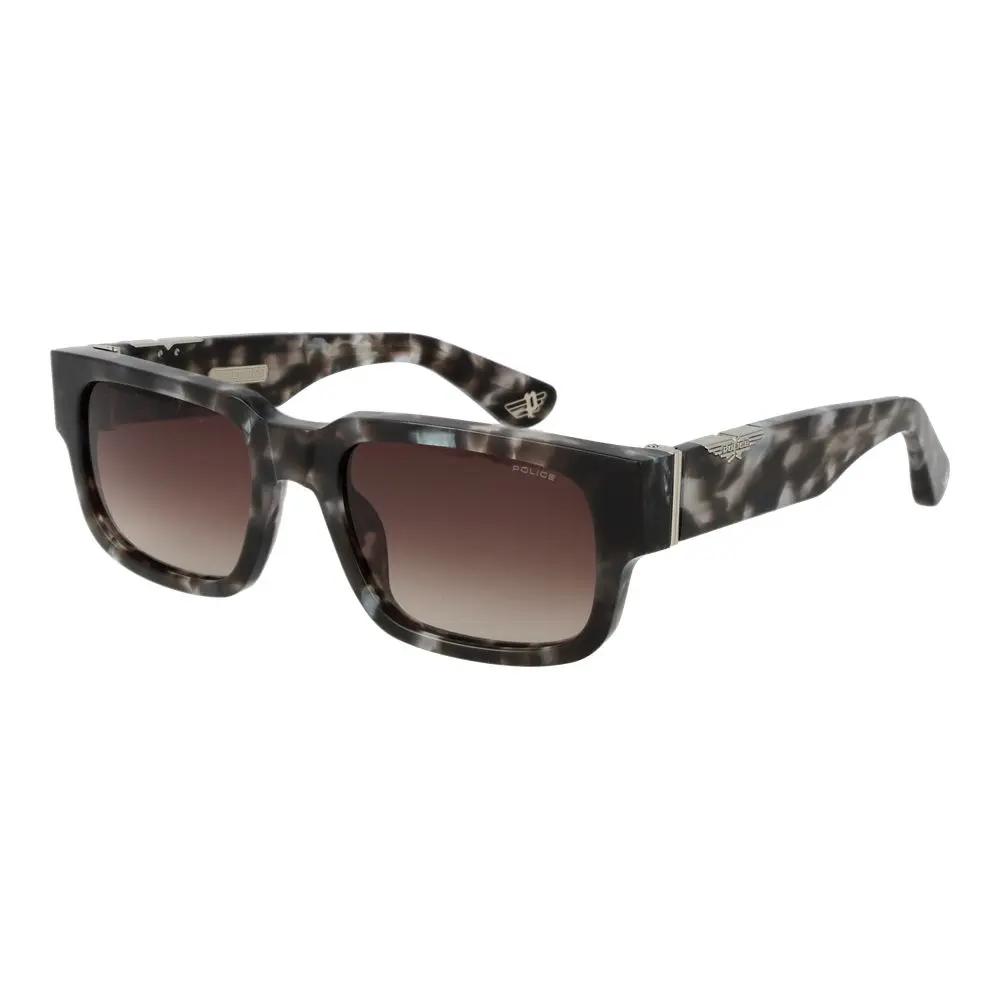 Police Gray Cellulose Acetate Sunglasses by Police