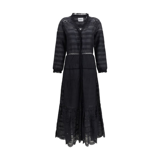 Isabel Marant Étoile Black Cotton Casual Dress