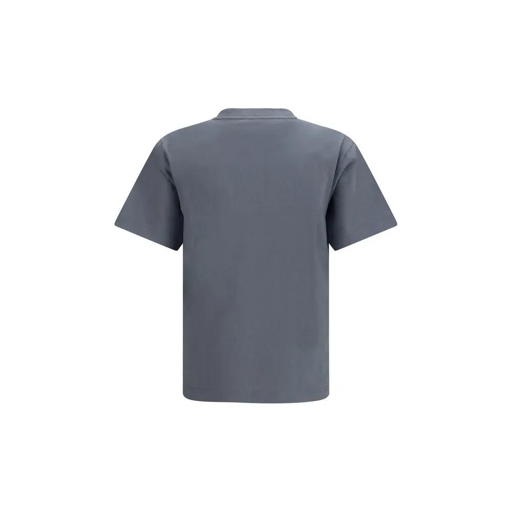 Burberry Gray Cotton T-Shirt by Burberry