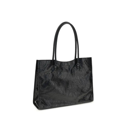 Balenciaga Black Lamb Ovis Aries Aries Shoulder Bag by Balenciaga