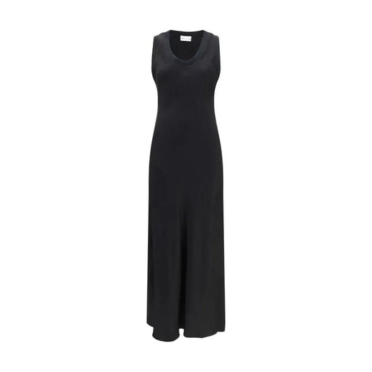 Ami Paris Black Viscose Casual Dress by Ami Paris