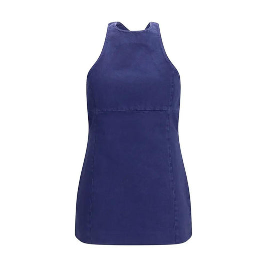 Miu Miu Blue Cotton Casual Dress by Miu Miu