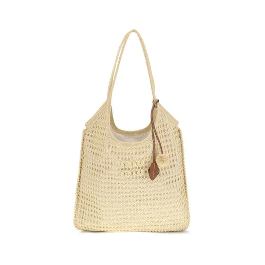 Miu Miu Beige Viscose Shoulder Bag by Miu Miu