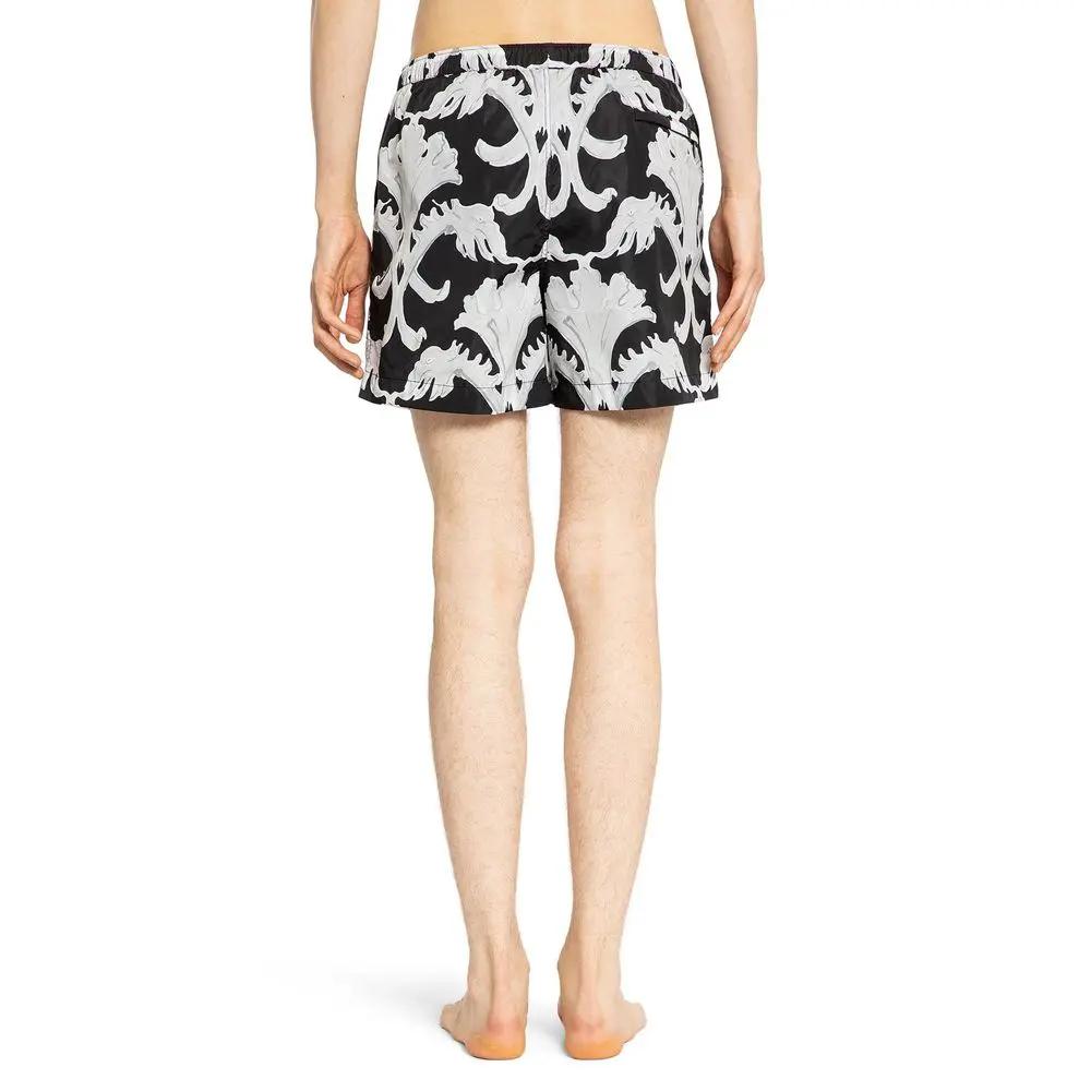 Valentino Black Polyamide Shorts by Valentino
