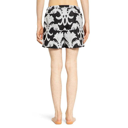 Valentino Black Polyamide Shorts by Valentino
