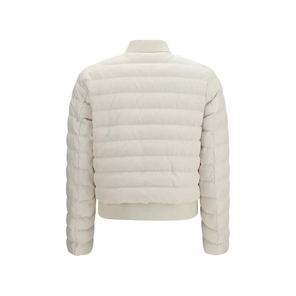 Moncler Beige Polyester Coat by Moncler