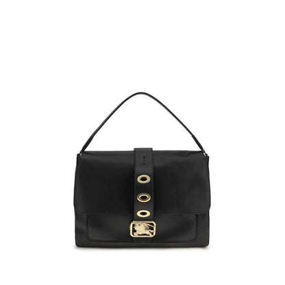 Burberry Black Lamb Ovis Aries Aries Shoulder Bag by Burberry