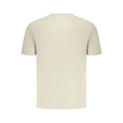 Hugo Boss Beige Cotton Men T-Shirt by Hugo Boss