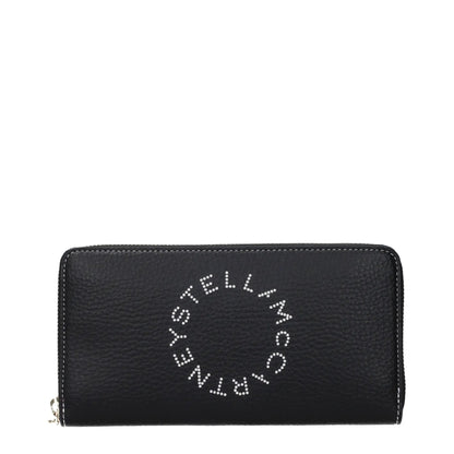 Stella McCartney Black Leather Wallet by Stella McCartney