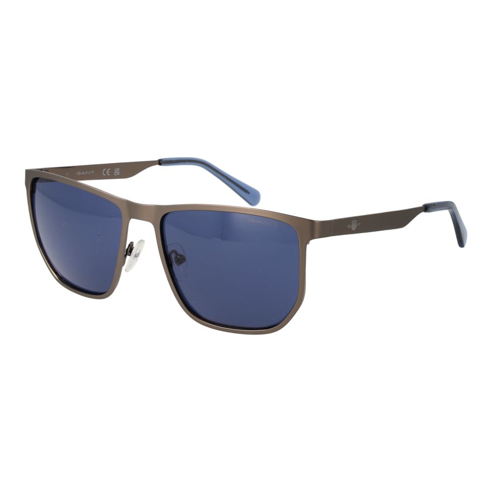 Lunettes de soleil Gant homme en métal gris gunmetal – GA-1065928