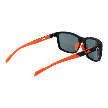 Lunettes de soleil Adidas homme rectangulaires en plastique noir – AD-1066087