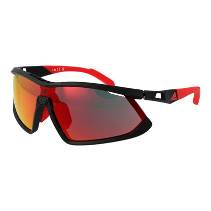 Lunettes de soleil Adidas mixte sport en plastique noir – AD-1066090