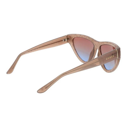 Guess Beige Plastic Sunglasses by Guess
