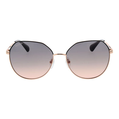 Lunettes de soleil Max & Co femme pantos en métal et plastique or rose – MA-1066344