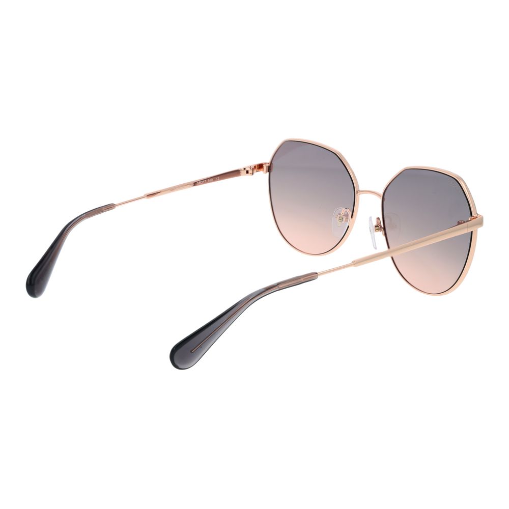 Lunettes de soleil Max & Co femme pantos en métal et plastique or rose – MA-1066344