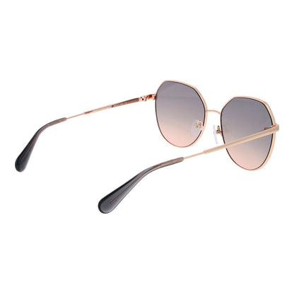 Lunettes de soleil Max & Co femme pantos en métal et plastique or rose – MA-1066344