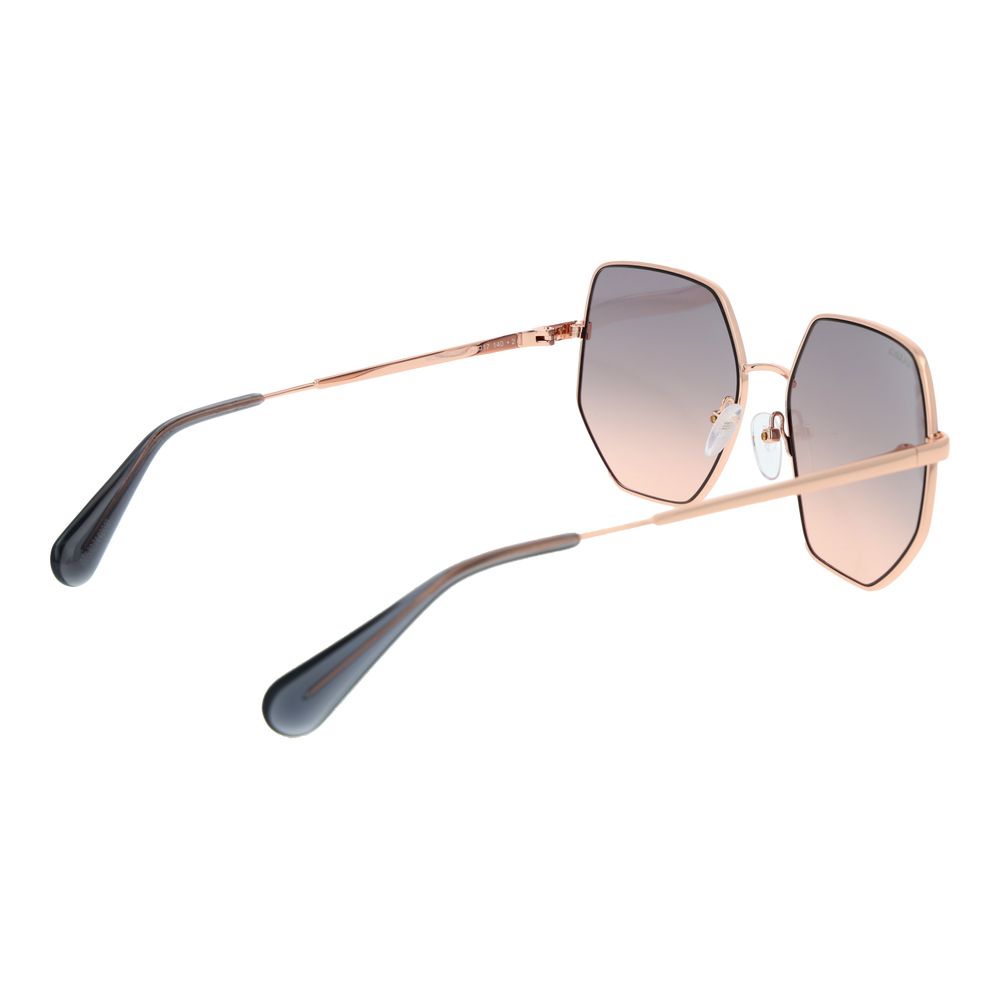 Lunettes de soleil Max & Co femme géométriques en métal or rose – MA-1066343