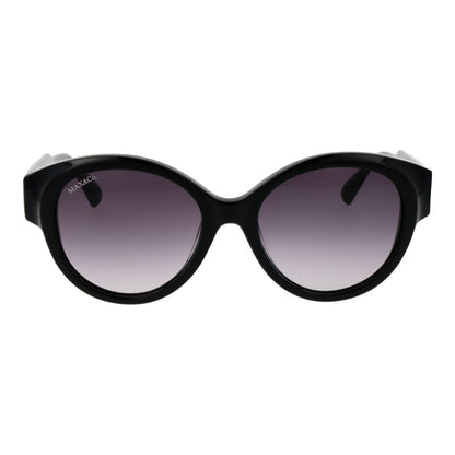Lunettes de soleil Max & Co femme rondes en plastique noir – MA-1066349