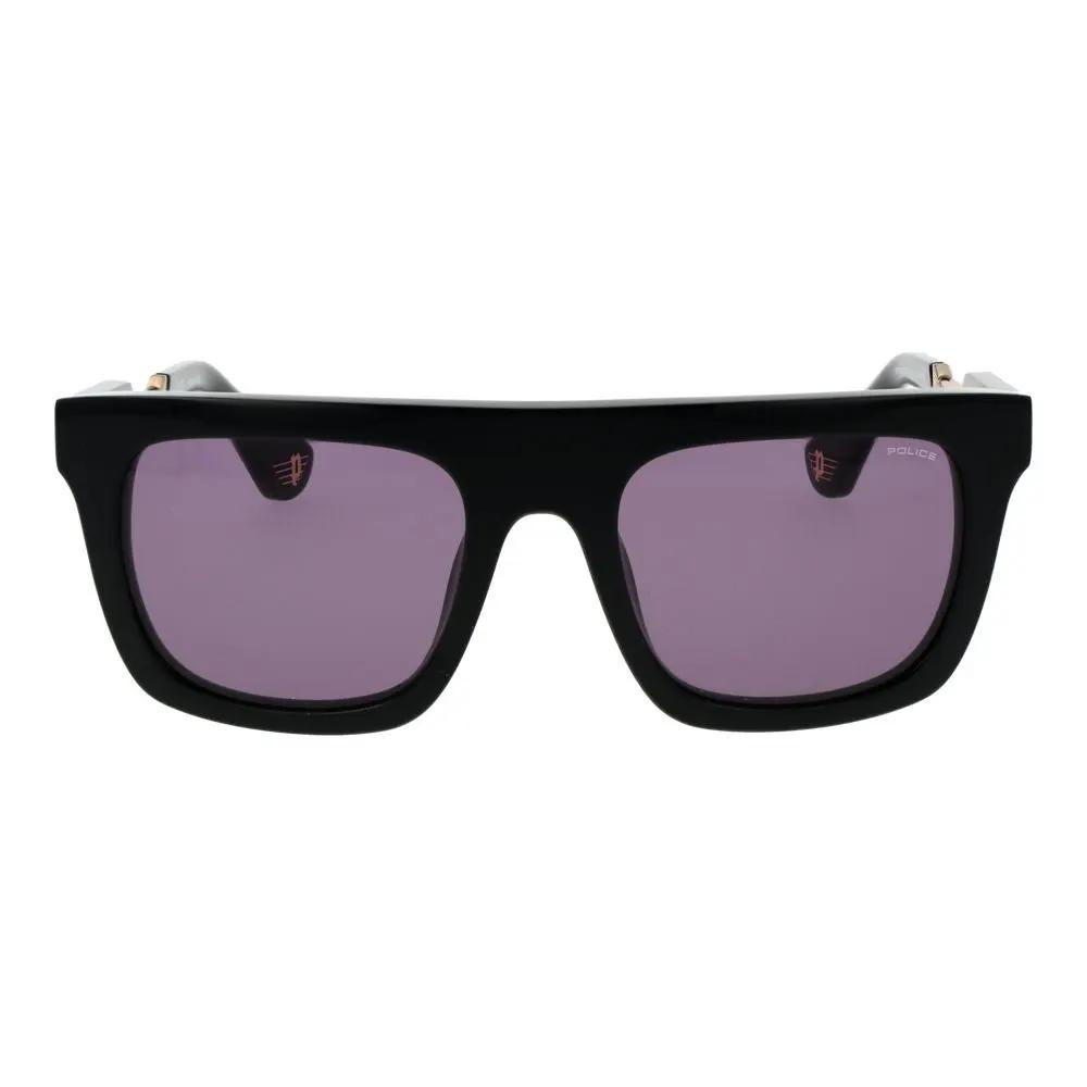 Police Black Cellulose Acetate Sunglasses by Police