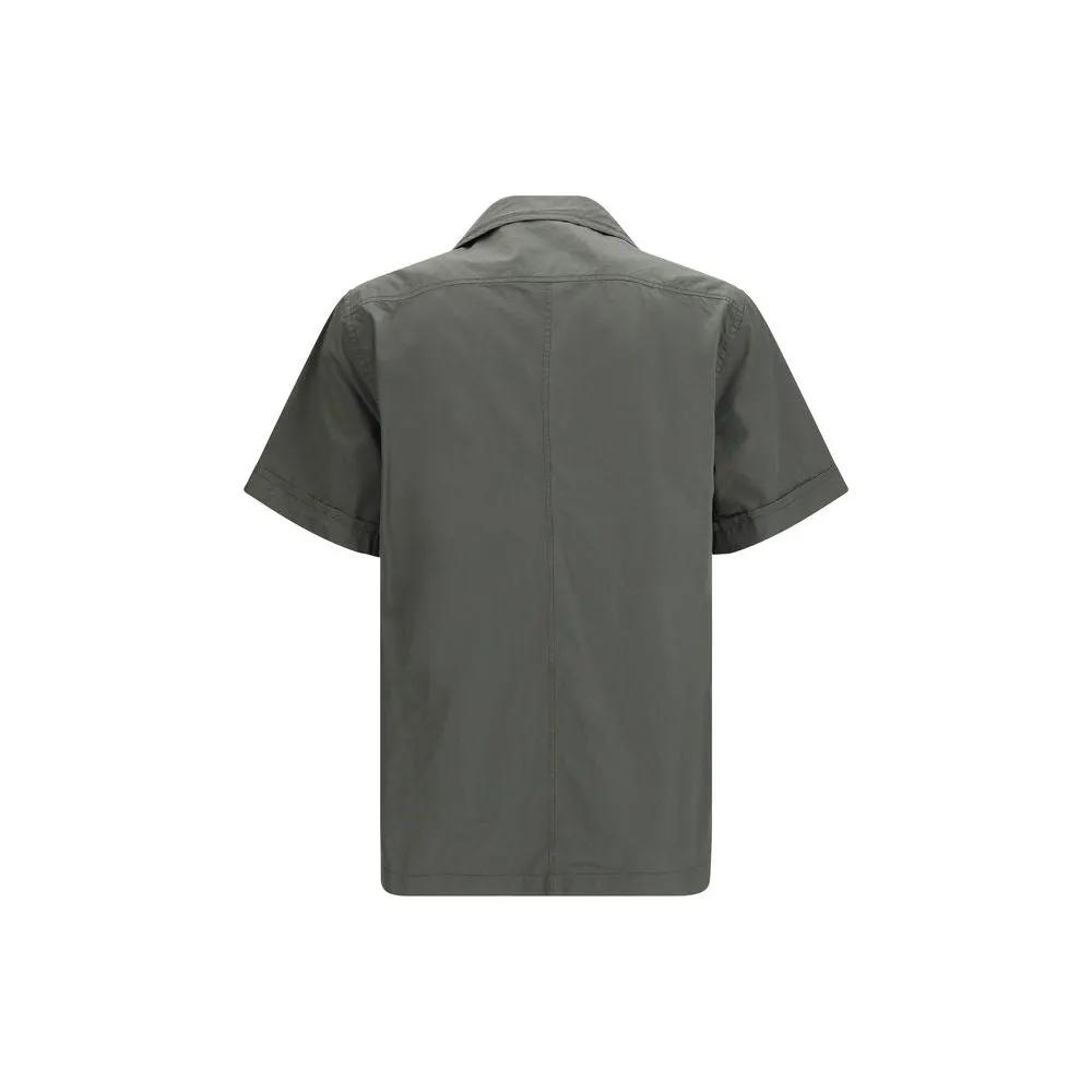 Dolce & Gabbana Gray Cotton Shortsleeve Shirt by Dolce & Gabbana