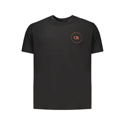 Calvin Klein Black Cotton Men's T-Shirt by Calvin Klein