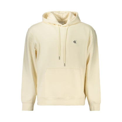 Sweat à capuche Calvin Klein homme en coton beige – CA-44903
