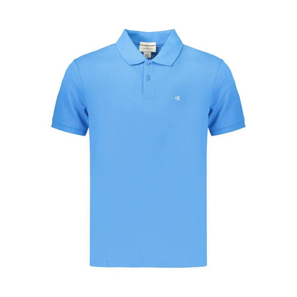 Calvin Klein Azzurro Cotton Men's Polo by Calvin Klein