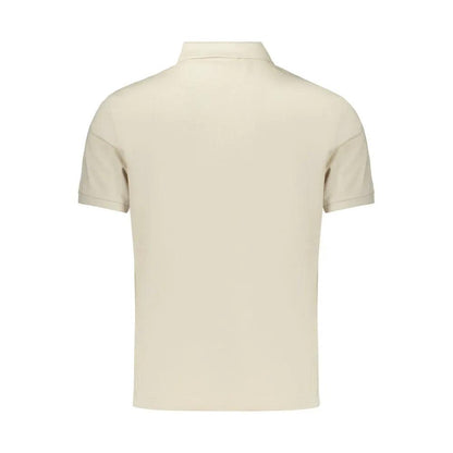 Calvin Klein Beige Cotton Mens Polo Shirt by Calvin Klein