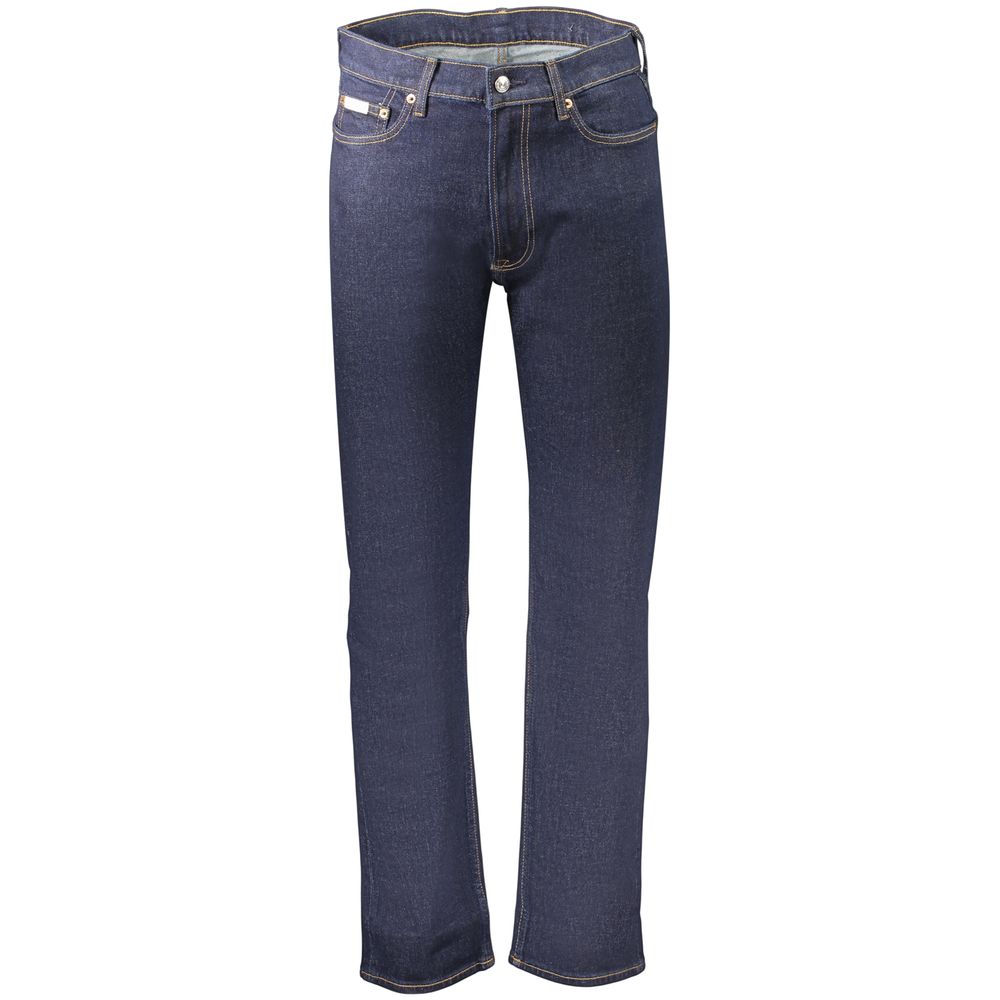 Jean Calvin Klein homme droit en coton bleu – CA-44917