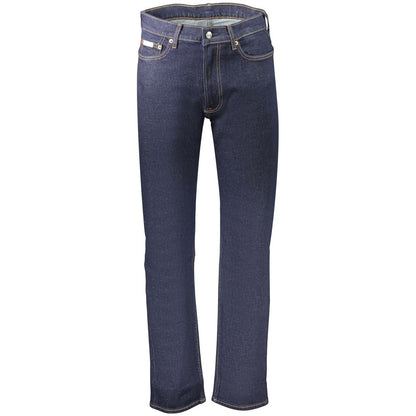 Jean Calvin Klein homme droit en coton bleu – CA-44917