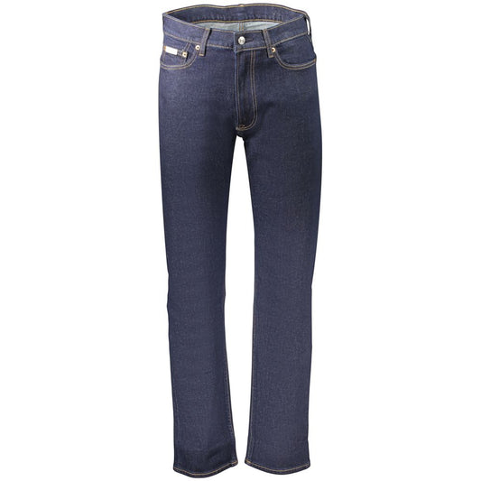 Jean Calvin Klein homme droit en coton bleu – CA-44917