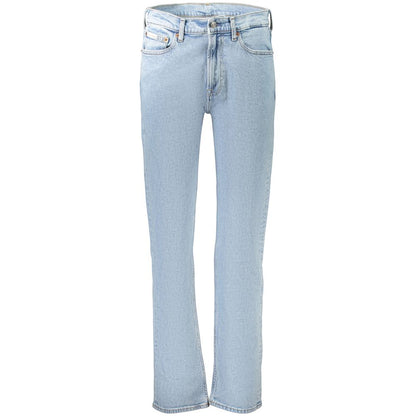 Jean Calvin Klein homme droit en coton bleu clair – CA-44930