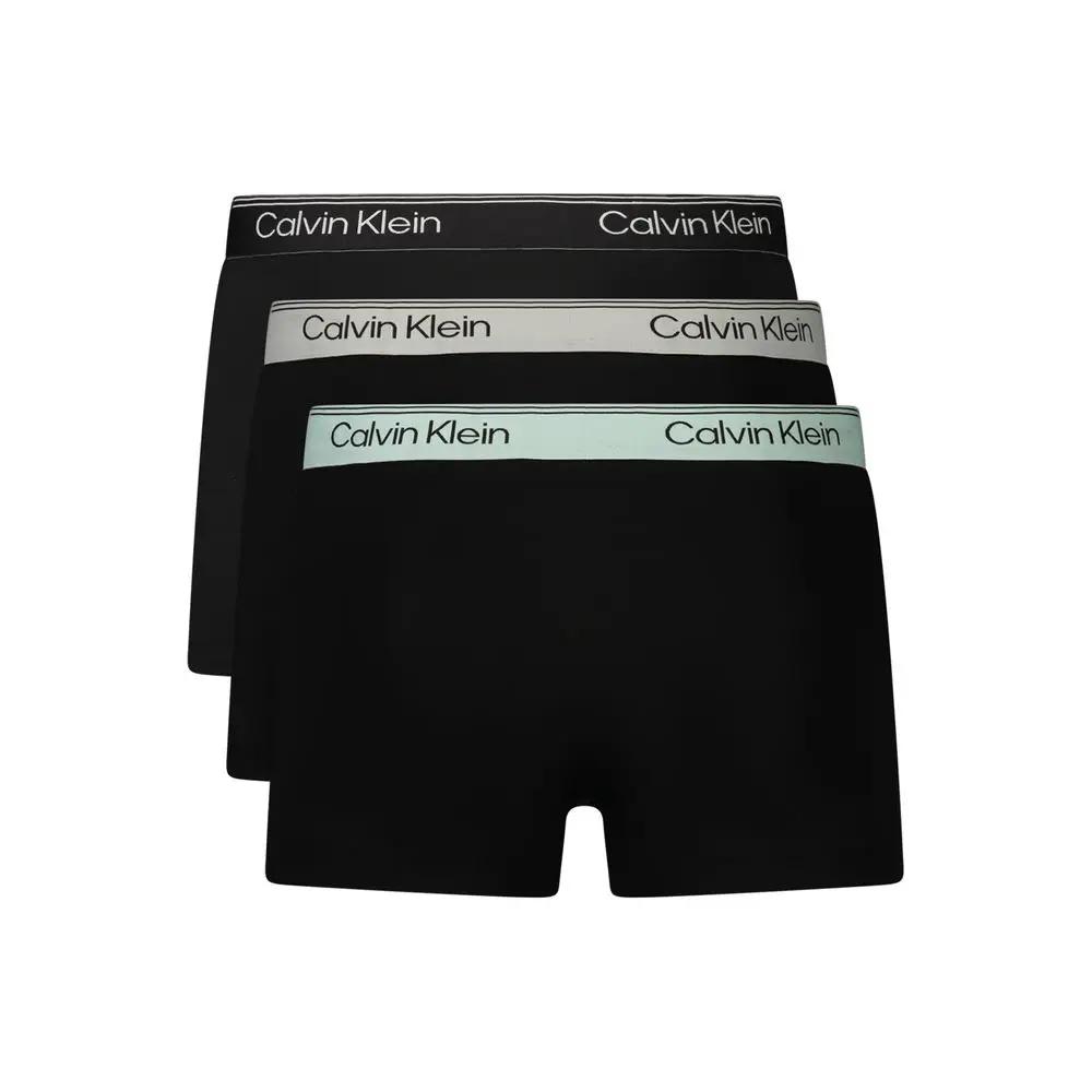 Calvin Klein Black Polyester Men's Boxer by Calvin Klein