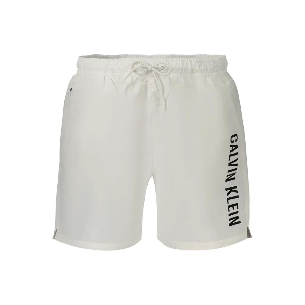 Calvin Klein White Polyester Men's Short by Calvin Klein