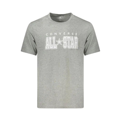 Converse Gray Cotton Men's T-Shirt by Converse