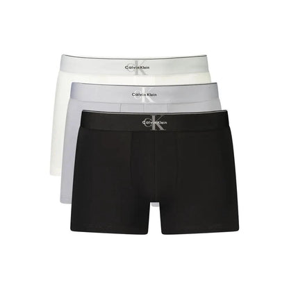 Calvin Klein Grey Cotton Men's Boxer by Calvin Klein