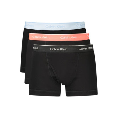Calvin Klein Black Cotton Men's Shorts by Calvin Klein