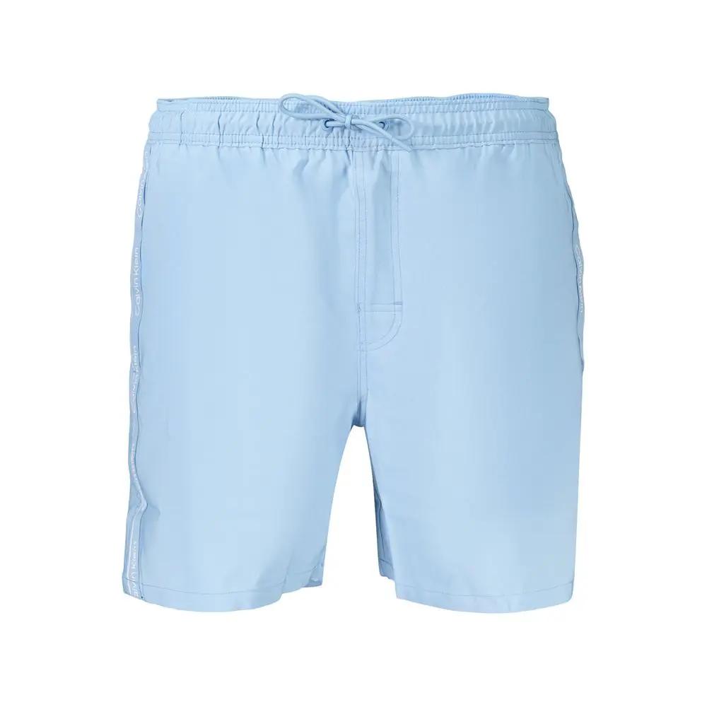 Calvin Klein Azzurro Polyester Men's Swim Shorts by Calvin Klein