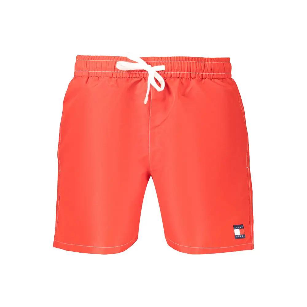 Tommy Hilfiger Rosso Polyester Men's Swim Short by Tommy Hilfiger