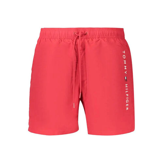 Tommy Hilfiger Rosso Polyester Mens Swimwear by Tommy Hilfiger