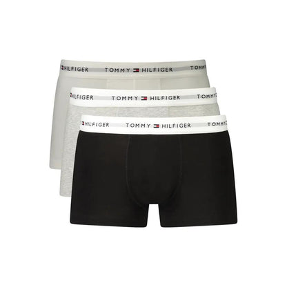 Tommy Hilfiger Grey Cotton Men's Boxer by Tommy Hilfiger