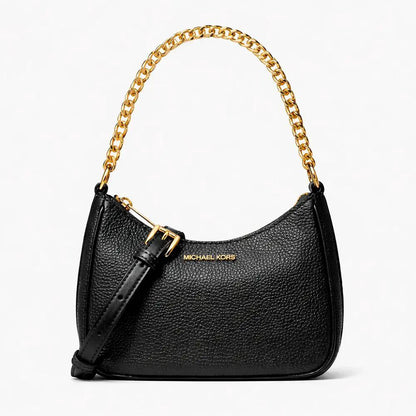 Michael Kors Black Fur Shoulder Bag by Michael Kors