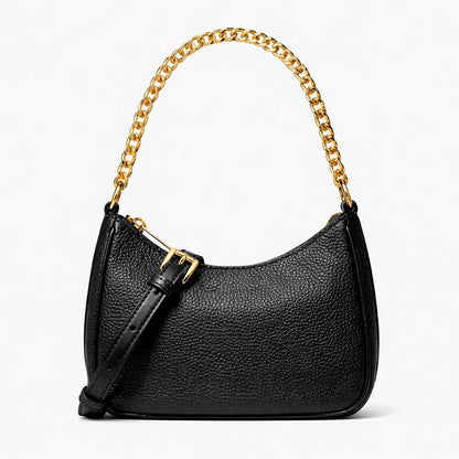 Michael Kors Black Fur Shoulder Bag by Michael Kors