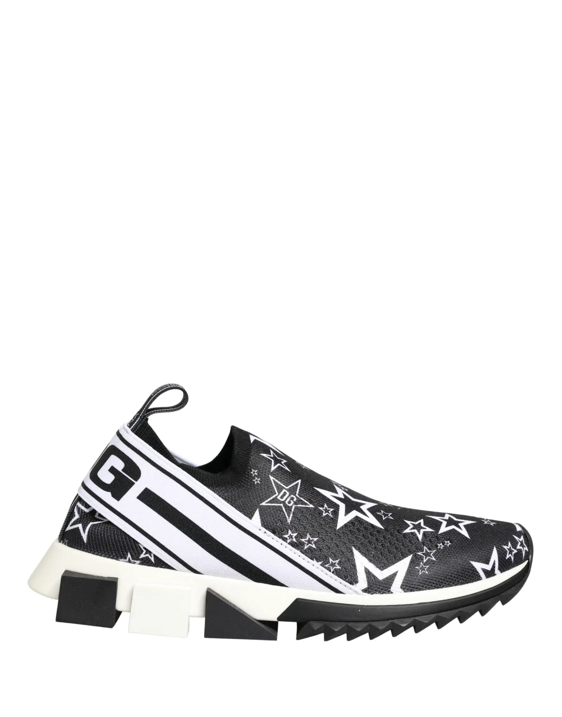 Dolce & Gabbana Black Stars Logo SORRENTO Sneakers Shoes by Dolce & Gabbana