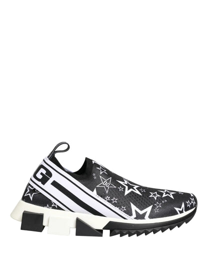 Dolce & Gabbana Black Stars Logo SORRENTO Sneakers Shoes by Dolce & Gabbana